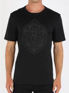 Berluti Paris Black Cotton Logo Graphic T Shirt Size S
